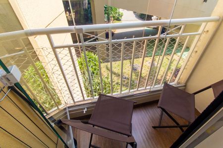 Apartamento à venda com 75m², 3 quartos e 2 vagasVaranda do Quarto 1