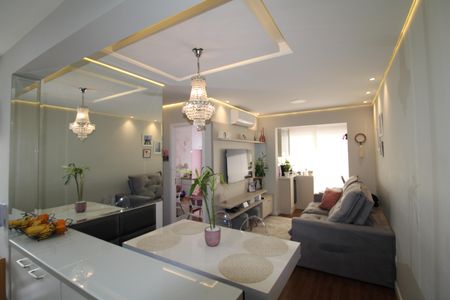Sala / Cozinha / Área de Serviço de apartamento à venda com 2 quartos, 52m² em Jardim das Laranjeiras, São Paulo