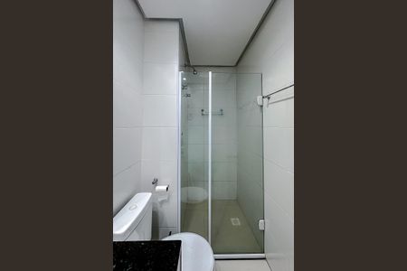 Banheiro Social de kitnet/studio para alugar com 1 quarto, 40m² em Vila Regente Feijó, São Paulo