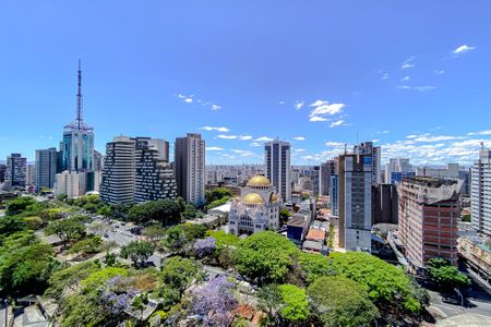 Studio à venda com 32m², 1 quarto e sem vagaVista da Varanda