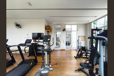 Apartamento para alugar com 65m², 1 quarto e 2 vagas Apartamento para alugar com 65m², 1 quarto e 2 vagasÁrea comum - Academia