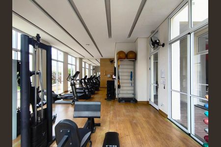 Apartamento para alugar com 65m², 1 quarto e 2 vagas Apartamento para alugar com 65m², 1 quarto e 2 vagasÁrea comum - Academia