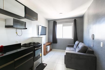 Sala/Cozinha de apartamento para alugar com 2 quartos, 32m² em Vila Nova Curuca, São Paulo