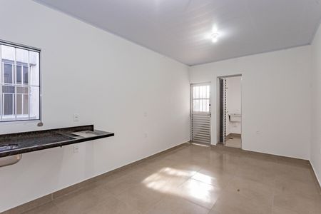 Sala e cozinha de casa para alugar com 1 quarto, 30m² em Jardim Seckler, São Paulo
