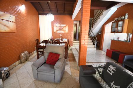 Sala de casa de condomínio à venda com 4 quartos, 476m² em Conjunto Habitacional Vila Santana (sousas), Campinas