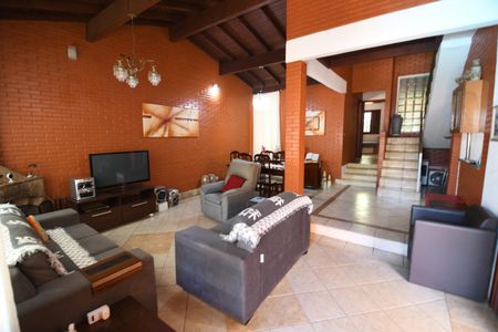 Sala de casa de condomínio à venda com 4 quartos, 476m² em Conjunto Habitacional Vila Santana (sousas), Campinas