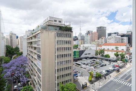 Vista do Quarto de apartamento para alugar com 1 quarto, 55m² em Bela Vista, São Paulo
