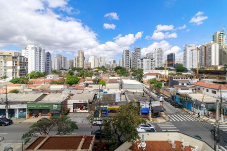 Sala - Vista de apartamento à venda com 3 quartos, 78m² em Brooklin Novo, São Paulo