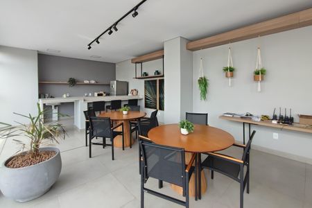 Apartamento para alugar com 33m², 1 quarto e 1 vaga Apartamento para alugar com 33m², 1 quarto e 1 vagaÁrea comum - Churrasqueira