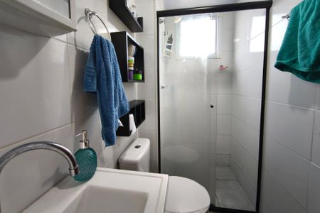Banheiro Social de apartamento para alugar com 1 quarto, 43m² em Vila São Bernardo, Campinas