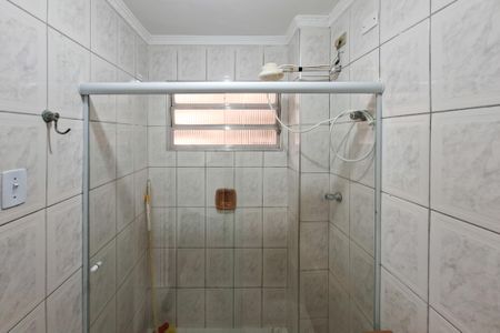 Banheiro Social de kitnet/studio para alugar com 0 quarto, 33m² em Boqueirão, Praia Grande