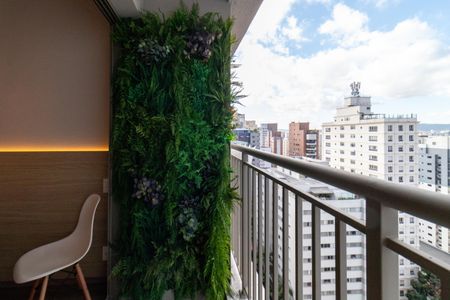 Varanda de kitnet/studio para alugar com 1 quarto, 23m² em Perdizes, São Paulo
