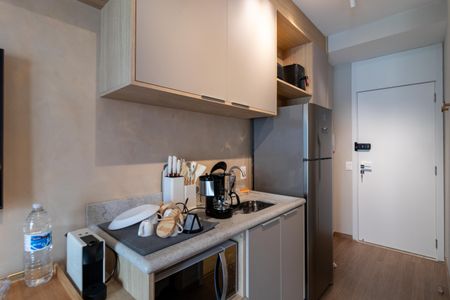 Studio para alugar com 23m², 1 quarto e sem vaga Studio para alugar com 23m², 1 quarto e sem vagaCozinha