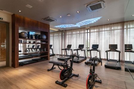 Studio para alugar com 23m², 1 quarto e sem vaga Studio para alugar com 23m², 1 quarto e sem vagaÁrea comum - Academia