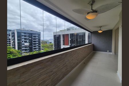 Varanda de apartamento para alugar com 3 quartos, 136m² em Barra da Tijuca, Rio de Janeiro