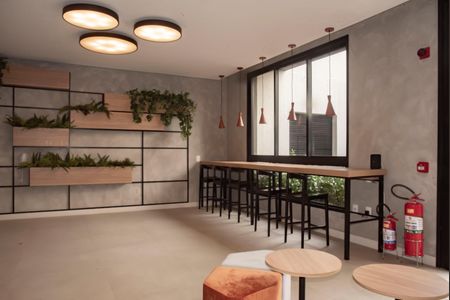 Apartamento para alugar com 40m², 1 quarto e sem vagaHall social