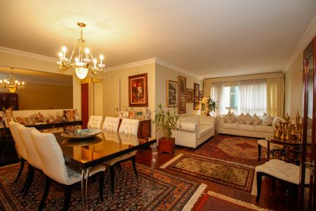 Sala de Estar e Jantar de apartamento para alugar com 3 quartos, 135m² em Jardim Paulista, São Paulo