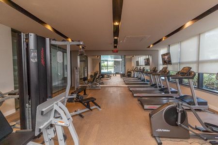 Apartamento para alugar com 45m², 1 quarto e 1 vaga Apartamento para alugar com 45m², 1 quarto e 1 vagaÁrea comum - Academia