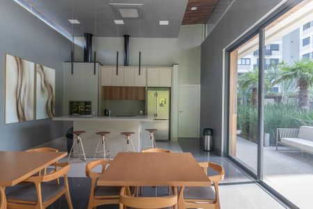 Apartamento para alugar com 45m², 1 quarto e 1 vaga Apartamento para alugar com 45m², 1 quarto e 1 vagaÁrea comum - Churrasqueira