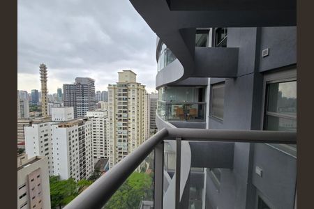 Varanda de kitnet/studio à venda com 1 quarto, 50m² em Jardim das Acacias, São Paulo