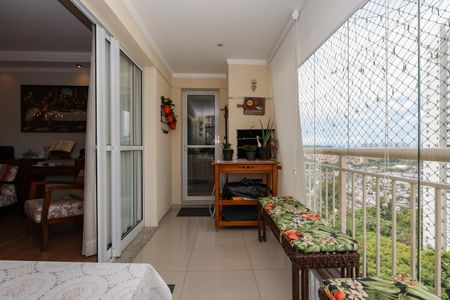 Varanda da Sala de apartamento para alugar com 3 quartos, 126m² em Vila Sonia do Taboao, Taboão da Serra