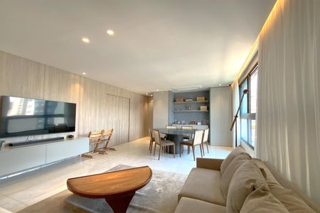 Sala de apartamento à venda com 4 quartos, 150m² em Sion, Belo Horizonte