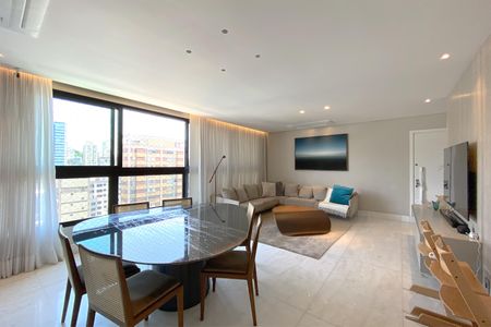 Sala - Jantar de apartamento à venda com 4 quartos, 150m² em Sion, Belo Horizonte