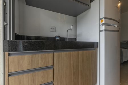 Studio para alugar com 25m², 1 quarto e sem vaga Studio para alugar com 25m², 1 quarto e sem vagaCozinha