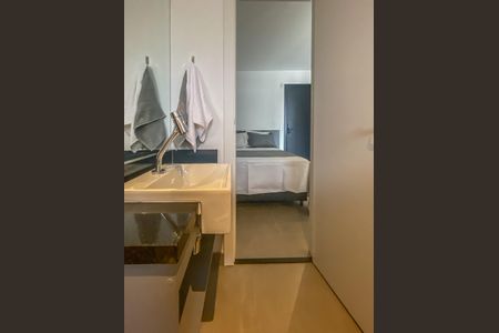 Studio para alugar com 25m², 1 quarto e sem vaga Studio para alugar com 25m², 1 quarto e sem vagaBanheiro