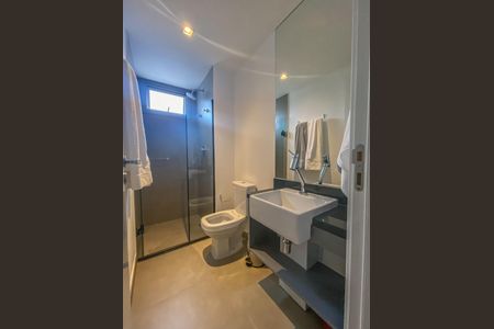 Studio para alugar com 25m², 1 quarto e sem vaga Studio para alugar com 25m², 1 quarto e sem vagaBanheiro