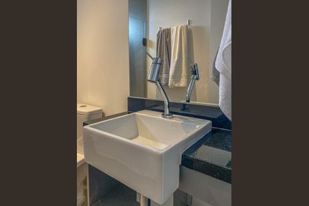 Studio para alugar com 25m², 1 quarto e sem vaga Studio para alugar com 25m², 1 quarto e sem vagaBanheiro