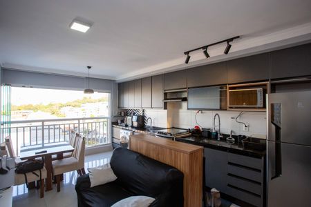 Sala/Cozinha/area de Serviço/Varanda de apartamento à venda com 1 quarto, 35m² em Centro, Diadema