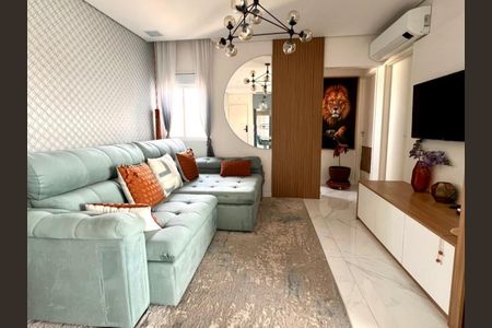 Sala de apartamento para alugar com 2 quartos, 77m² em Vila Marlene, São Bernardo do Campo