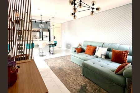 Sala de apartamento para alugar com 2 quartos, 77m² em Vila Marlene, São Bernardo do Campo