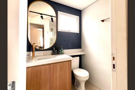 Apartamento à venda com 77m², 2 quartos e 2 vagasBanheiro Social