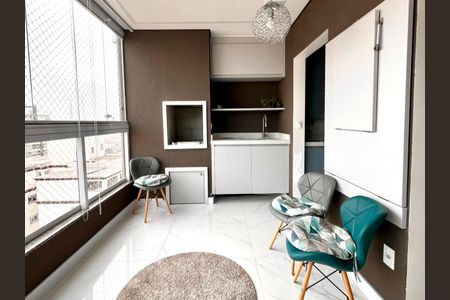 Apartamento à venda com 77m², 2 quartos e 2 vagasVaranda gourmet
