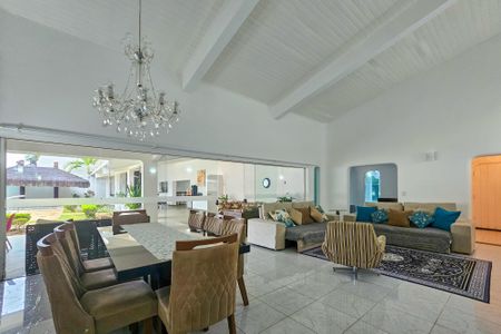 Sala de Jantar de casa de condomínio para alugar com 5 quartos, 1000m² em Jardim Acapulco, Guarujá