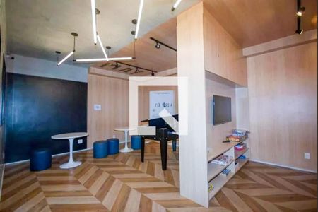 Apartamento à venda com 33m², 1 quarto e sem vaga Apartamento à venda com 33m², 1 quarto e sem vagaSalão de jogos