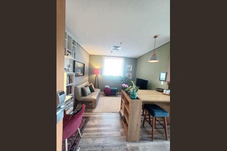 Sala de apartamento à venda com 1 quarto, 44m² em Centro, Santo André