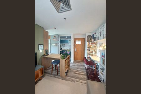 Sala de apartamento à venda com 1 quarto, 44m² em Centro, Santo André