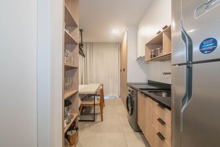 Studio à venda com 27m², 1 quarto e sem vagaCozinha