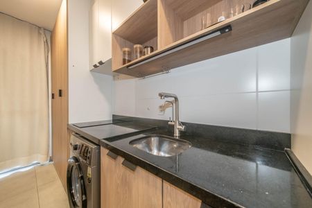 Studio à venda com 27m², 1 quarto e sem vagaCozinha