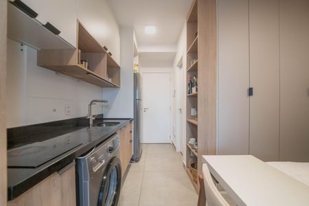 Studio à venda com 27m², 1 quarto e sem vagaCozinha