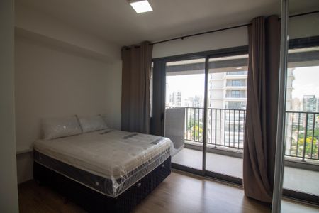 Sala / Quarto - Studio de kitnet/studio à venda com 1 quarto, 30m² em Cidade Monções, São Paulo