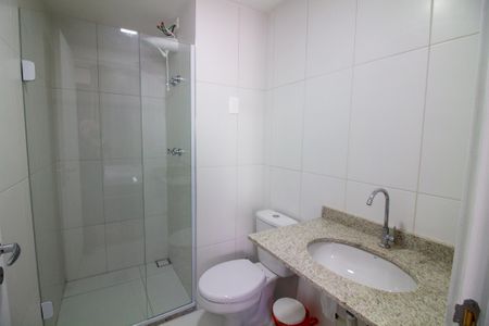 Banheiro de kitnet/studio à venda com 1 quarto, 30m² em Cidade Monções, São Paulo