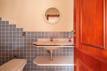 Casa de condomínio para alugar com 300m², 5 quartos e 2 vagasBanheiro da Área Gourmet