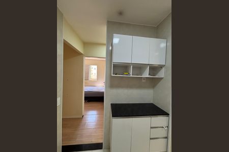 Cozinha de apartamento para alugar com 2 quartos, 47m² em Vila Abaete, Campinas