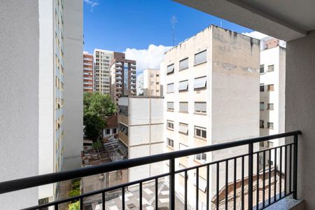 Varanda do Studio de kitnet/studio para alugar com 1 quarto, 34m² em Consolação, São Paulo