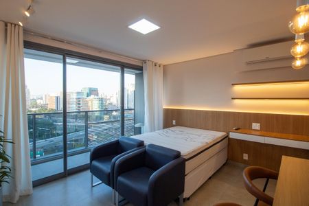 Sala/Quarto de apartamento para alugar com 1 quarto, 35m² em Pinheiros, São Paulo