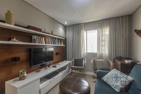 Sala de apartamento à venda com 1 quarto, 43m² em Indianópolis, São Paulo